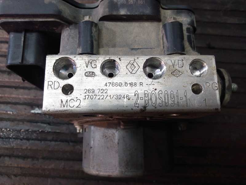 Recambio de abs para renault captur life referencia OEM IAM 476600188R 269722 P3-A8-4-4