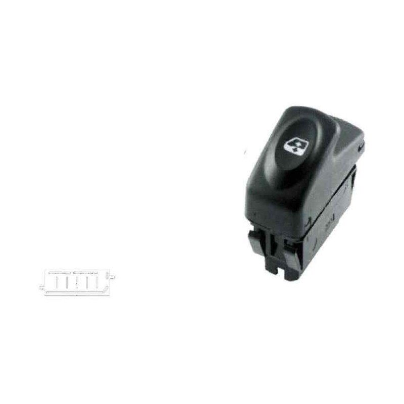 Recambio de mando elevalunas delantero izquierdo para renault kangoo (f/kc0) referencia OEM IAM REN14100 NUEVO T2-1-B2-3