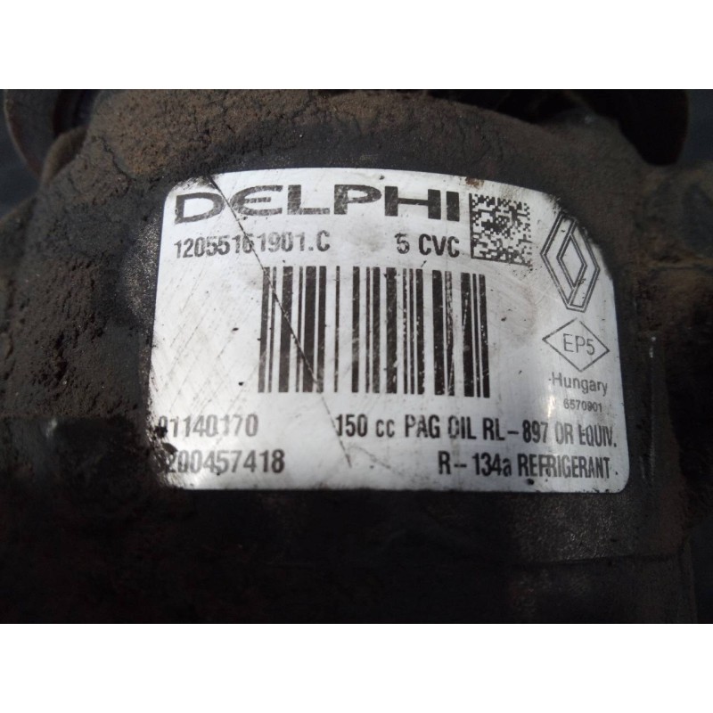 Recambio de compresor aire acondicionado para renault megane ii berlina 5p dynamique referencia OEM IAM 8200457418 12055161901C 