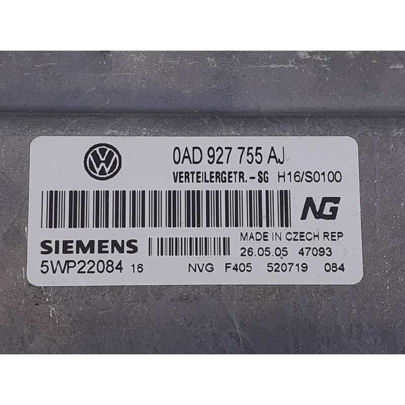 Recambio de centralita cambio automatico para volkswagen touareg (7la) tdi v6 referencia OEM IAM 0AD927755AJ 8015207192084162 E2