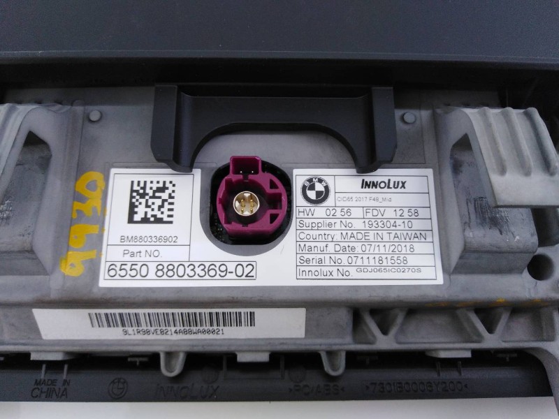 Recambio de sistema navegacion gps para bmw serie x1 (f48) sdrive18d referencia OEM IAM   E3-A2-42-3