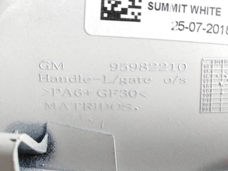 Recambio de maneta exterior porton para opel mokka x excellence start/stop referencia OEM IAM 95982210  