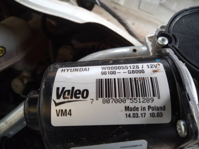 Recambio de motor limpia delantero para hyundai i20 trend referencia OEM IAM 98100GB000 98100C8000 