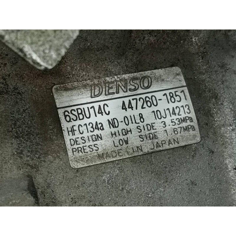 Recambio de compresor aire acondicionado para bmw serie 1 berlina (e81/e87) 118d referencia OEM IAM 4472601851 64526987862 