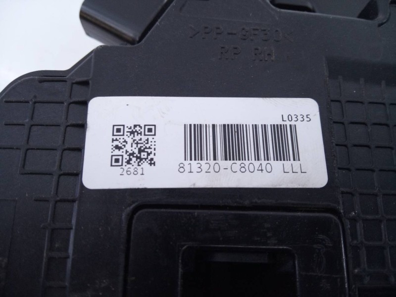 Recambio de cerradura puerta delantera derecha para hyundai i20 trend referencia OEM IAM 81320C8040  E2-B5-60-1