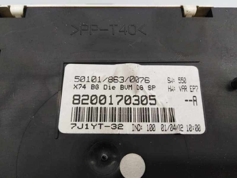 Recambio de cuadro instrumentos para renault laguna ii (bg0) authentique referencia OEM IAM 8200170305  E1-A1-7-1