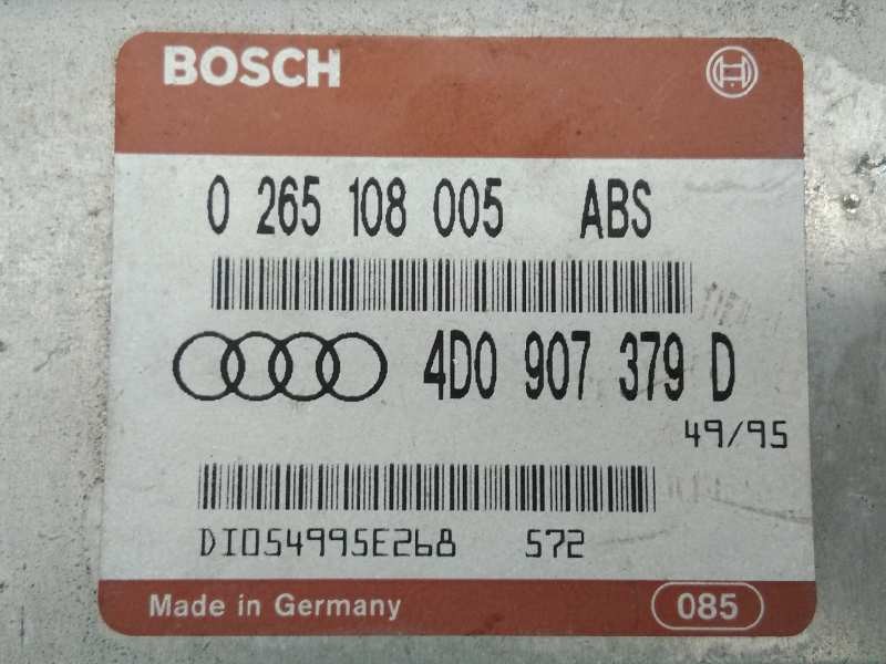Recambio de centralita abs para audi a4 berlina (b5) 1.9 tdi referencia OEM IAM 4D0907379D 0265108005 E2-A1-23-9