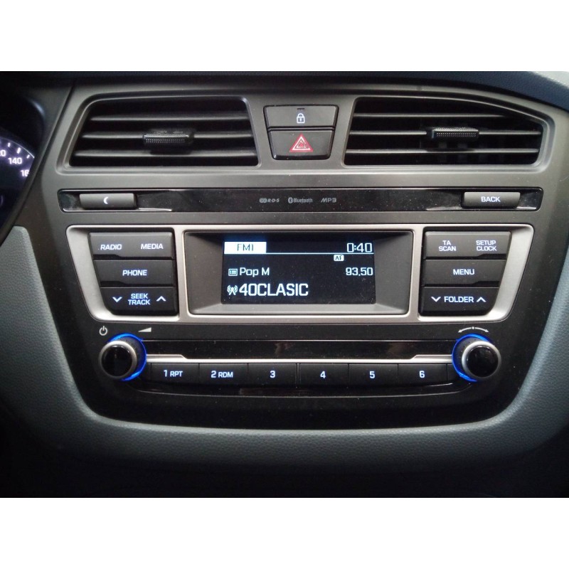 Recambio de sistema audio / radio cd para hyundai i20 trend referencia OEM IAM   