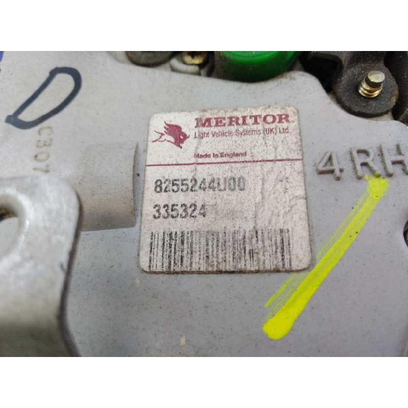 Recambio de cerradura puerta trasera derecha para nissan patrol gr (y61) comfort referencia OEM IAM 8255244U00  E2-A4-3-1