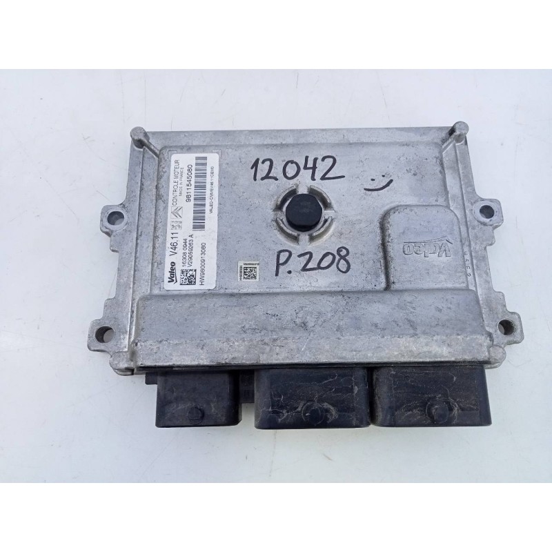 Recambio de centralita motor uce para peugeot 208 active referencia OEM IAM 9811545080  E3-B2-25-3