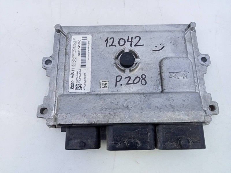 Recambio de centralita motor uce para peugeot 208 active referencia OEM IAM 9811545080  E3-B2-25-3