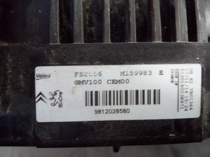 Recambio de electroventilador para peugeot 208 active referencia OEM IAM 9812028580  P2-B9-2