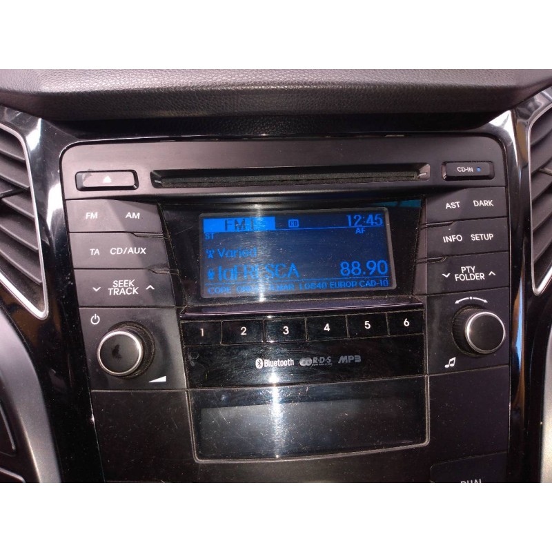 Recambio de sistema audio / radio cd para hyundai i40 tecno blue referencia OEM IAM 961703Z0704X  E3-A3-45-2