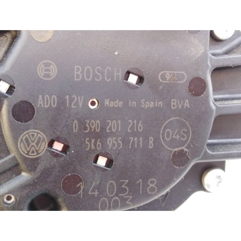 Recambio de motor limpia trasero para volkswagen sharan (7n1) advance bluemotion referencia OEM IAM 5K6955711B 0390201216 E1-B6-