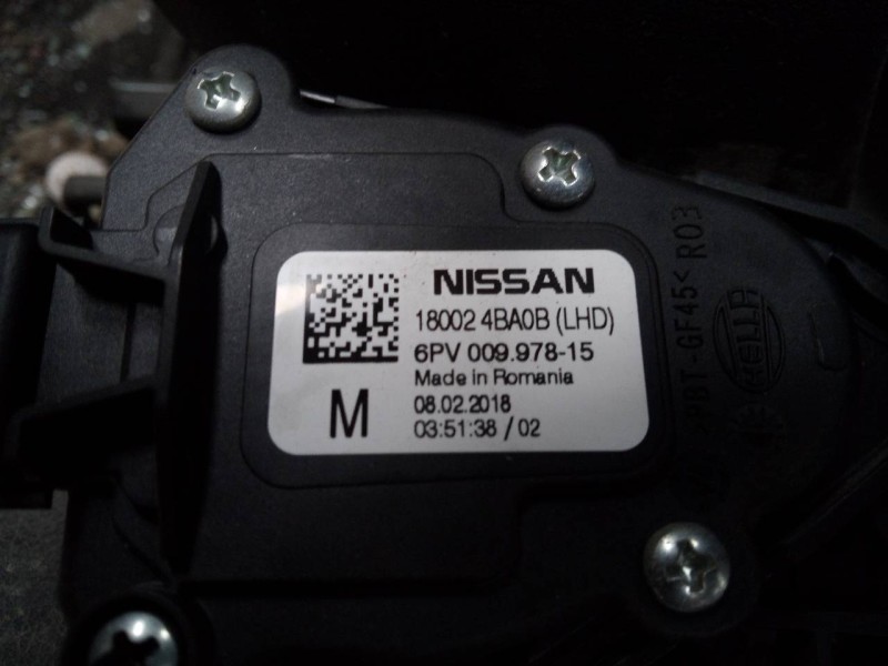 Recambio de pedal acelerador para nissan qashqai (j11) acenta referencia OEM IAM 180024BA0B 6PV00987815 