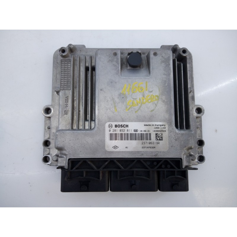 Recambio de centralita motor uce para dacia sandero stepway referencia OEM IAM 237106319R 0281032811 E2-A1-30-1