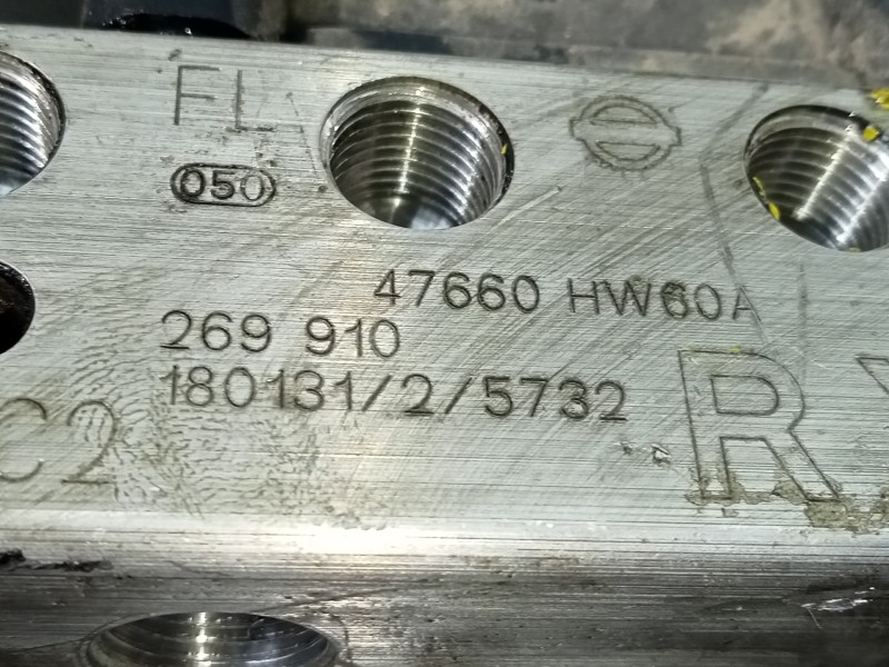 Recambio de abs para nissan qashqai (j11) acenta referencia OEM IAM 47660HW60A  P3-A8-19-5