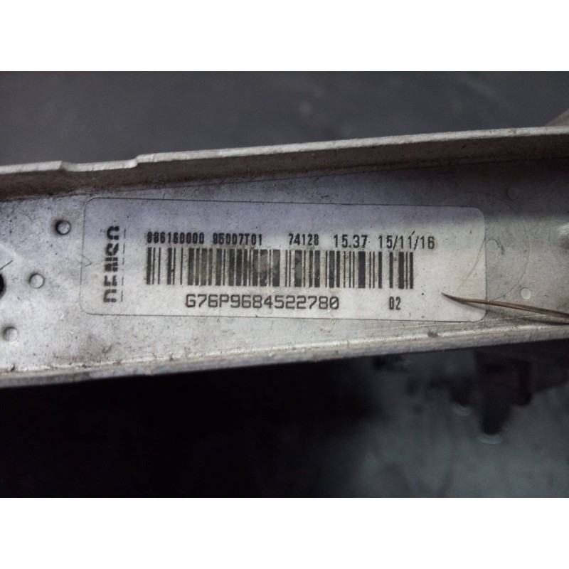 Recambio de radiador agua para peugeot 208 active referencia OEM IAM 95007T01  P2-A6-8