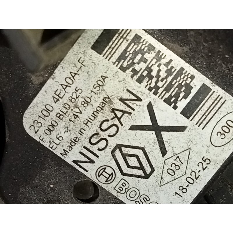 Recambio de alternador para nissan qashqai (j11) acenta referencia OEM IAM 231004EA0AF  P3-B5-13-3