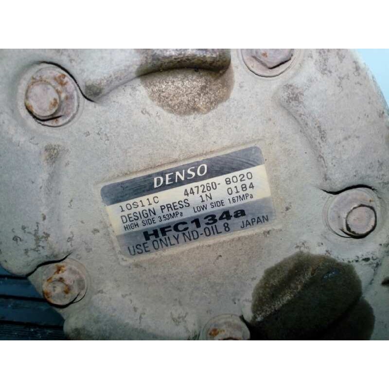 Recambio de compresor aire acondicionado para toyota hilux (kun) double cab sol 4x4 referencia OEM IAM 4472608020  P3-B2-3-3