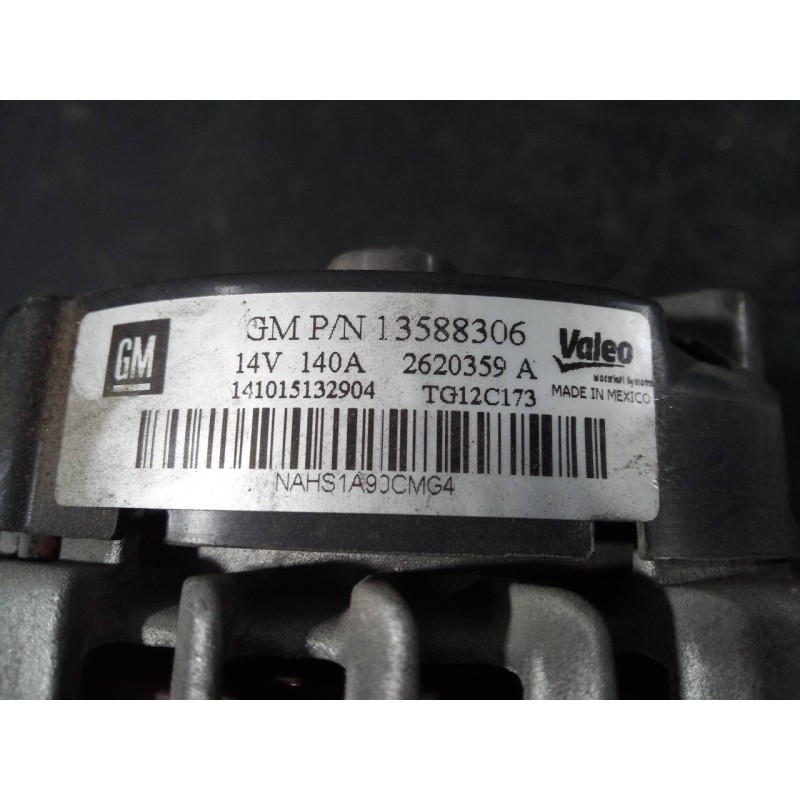 Recambio de alternador para opel insignia berlina excellence referencia OEM IAM 13588306 2620359A P3-B6-14-2
