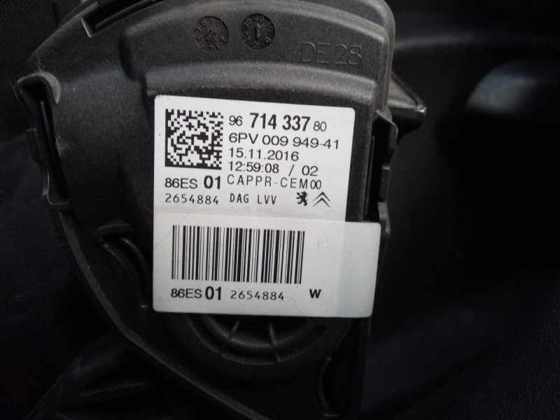 Recambio de pedal acelerador para peugeot 208 active referencia OEM IAM 9661433780 6PV00994941 
