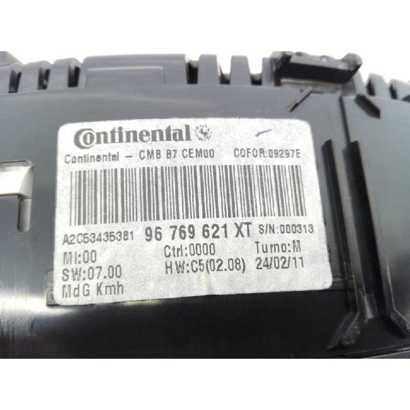 Recambio de cuadro instrumentos para citroën ds4 design referencia OEM IAM 96769621XT CMBB7CEM00 E3-B2-30-4