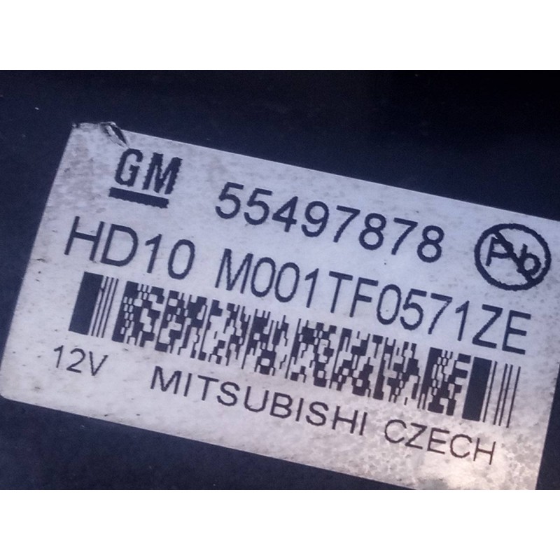 Recambio de motor arranque para opel insignia grand sport referencia OEM IAM 55497878 M001TF0571ZE P3-A10-33-3