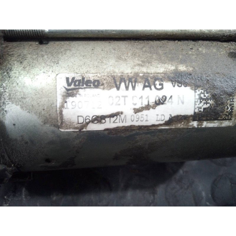 Recambio de motor arranque para seat ibiza (6j5) reference referencia OEM IAM 02Z911023N  P3-A10-9-3