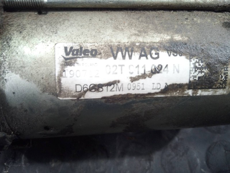 Recambio de motor arranque para seat ibiza (6j5) reference referencia OEM IAM 02Z911023N  P3-A10-9-3