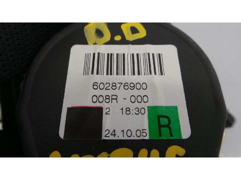 Recambio de cinturon seguridad delantero derecho para mercedes-benz clase b (w245) 200 cdi (245.208) referencia OEM IAM 60287690