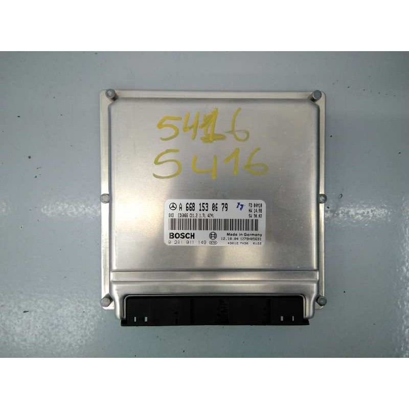 Recambio de centralita motor uce para mercedes-benz vaneo (w414) furgoneta compacta 1.7 cdi vaneo (414.700) referencia OEM IAM A