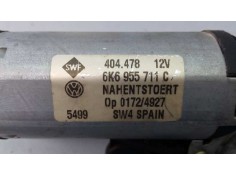 Recambio de motor limpia trasero para seat ibiza (6k1) referencia OEM IAM 6K6955711C 404478 E1-B6-44-2 2