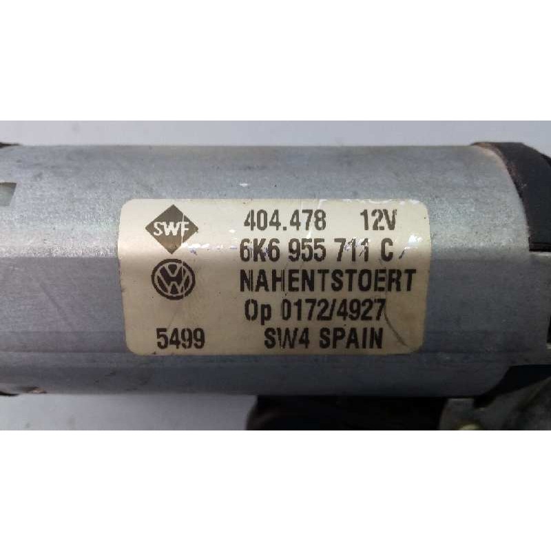 Recambio de motor limpia trasero para seat ibiza (6k1) referencia OEM IAM 6K6955711C 404478 E1-B6-44-2