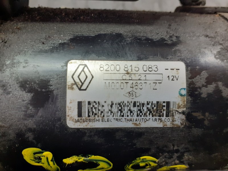 Recambio de motor arranque para dacia lodgy ambiance referencia OEM IAM 8200815083 M000T46371ZT P3-B7-29-1