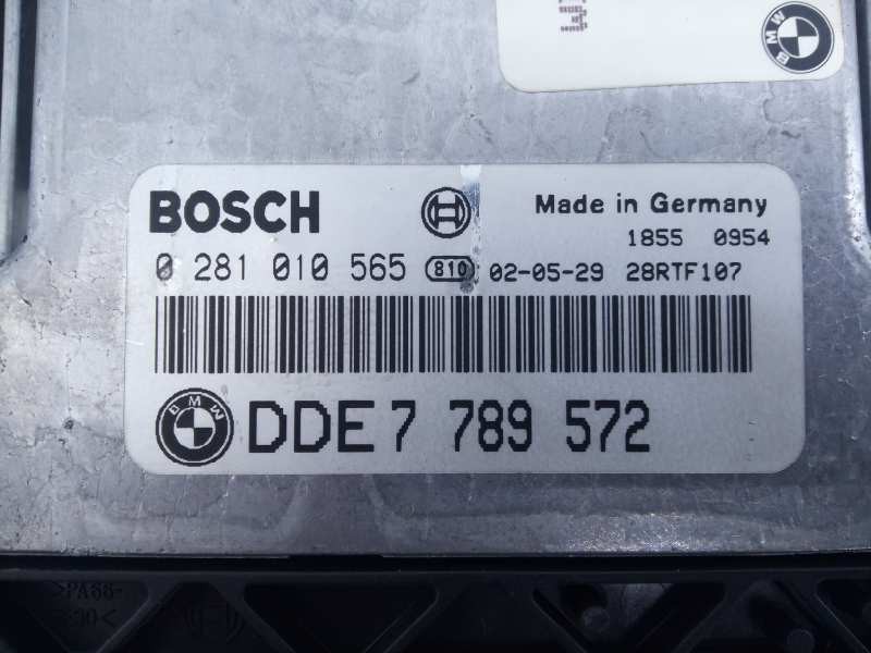 Recambio de centralita motor uce para bmw serie 3 berlina (e46) 320d referencia OEM IAM DDE7789572 0281010565 E3-A2-25-1