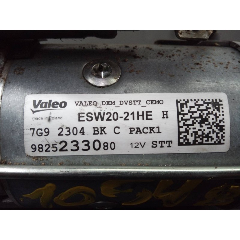 Recambio de motor arranque para peugeot 2008 (p1) allure referencia OEM IAM ESW2021HE  P3-A10-23-2