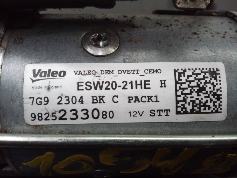 Recambio de motor arranque para peugeot 2008 (p1) allure referencia OEM IAM ESW2021HE  P3-A10-23-2