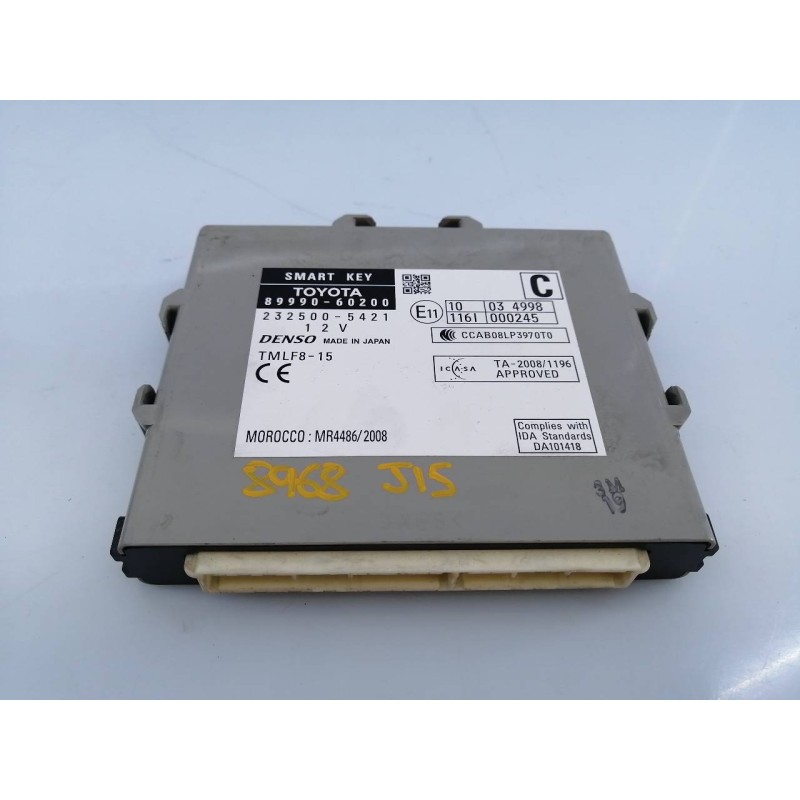 Recambio de modulo electronico para toyota land cruiser (j15) basis referencia OEM IAM 8999060200 2325005421 E3-A3-9-3