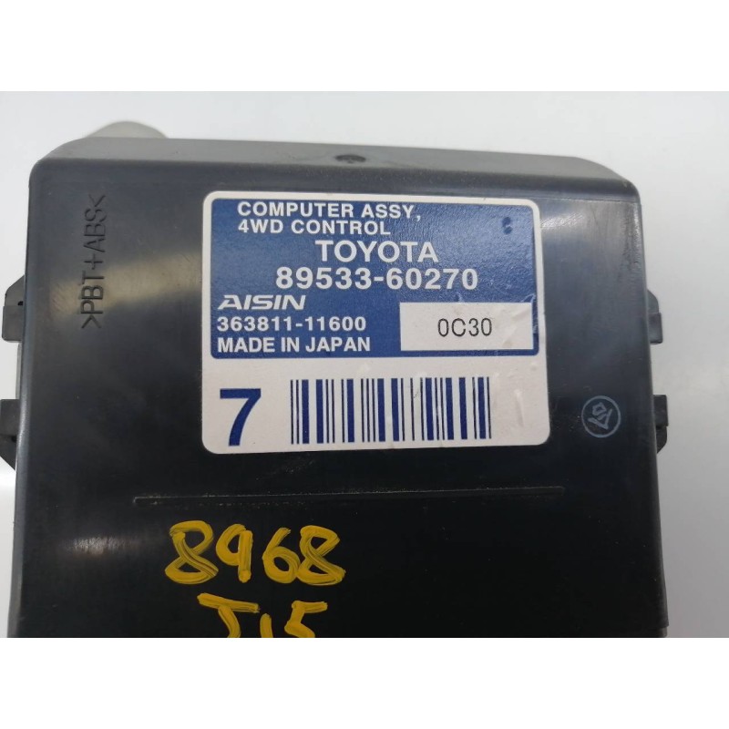 Recambio de modulo electronico para toyota land cruiser (j15) basis referencia OEM IAM 8953360270 36381111600 E3-A3-9-3