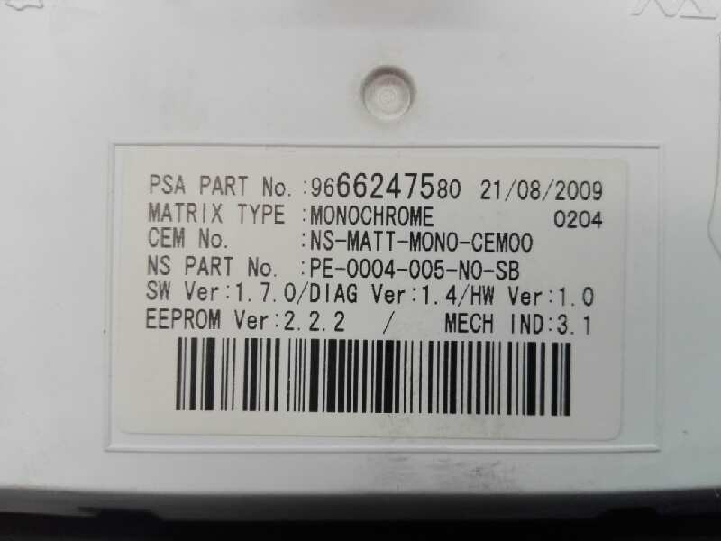 Recambio de cuadro instrumentos para peugeot 5008 premium referencia OEM IAM 9666276380 69189270U E2-B2-28-1