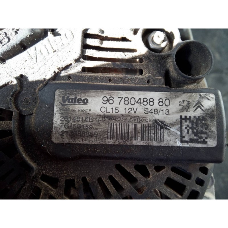 Recambio de alternador para citroën c3 picasso exclusive referencia OEM IAM 9678048880  P3-B6-12-2