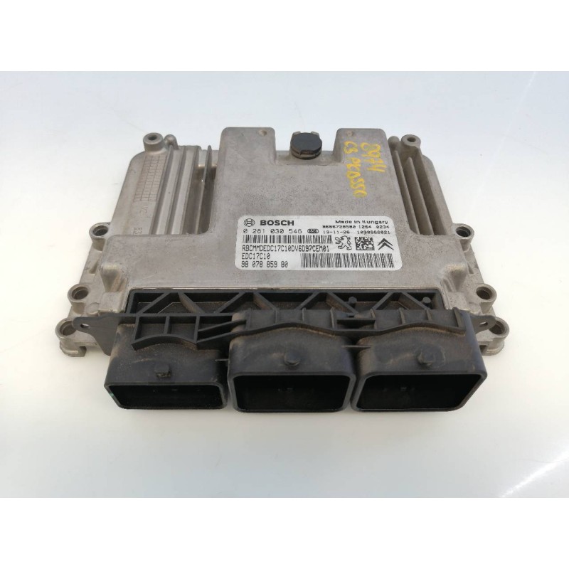 Recambio de centralita motor uce para citroën c3 picasso exclusive referencia OEM IAM 9807885980 0281030546 E3-B6-8-1