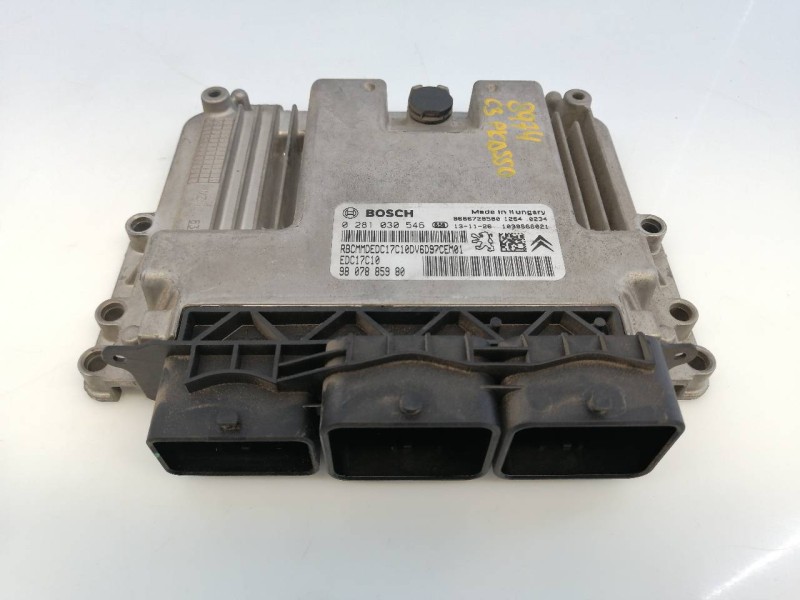 Recambio de centralita motor uce para citroën c3 picasso exclusive referencia OEM IAM 9807885980 0281030546 E3-B6-8-1