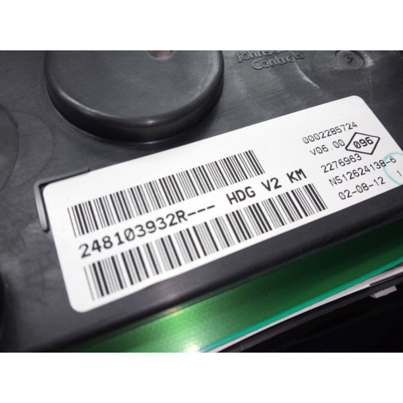 Recambio de cuadro instrumentos para dacia lodgy ambiance referencia OEM IAM 248103932R  E2-A1-35-4