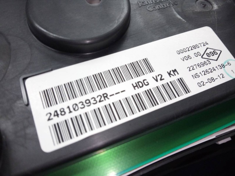 Recambio de cuadro instrumentos para dacia lodgy ambiance referencia OEM IAM 248103932R  E2-A1-35-4