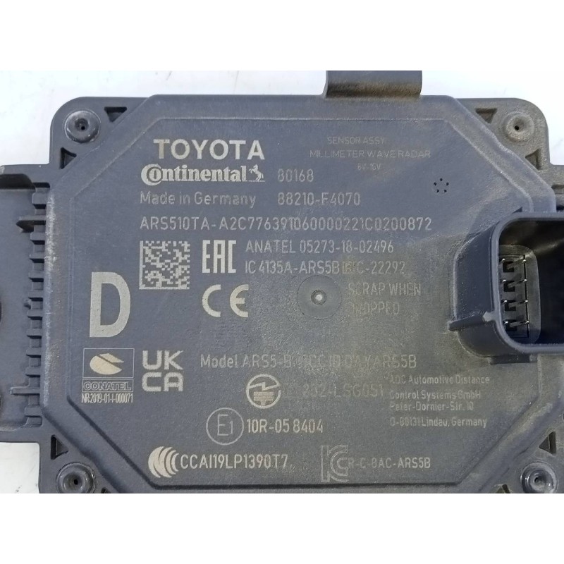 Recambio de modulo electronico para toyota c-hr hybrid dynamic referencia OEM IAM 88210F4070  E3-B2-18-2