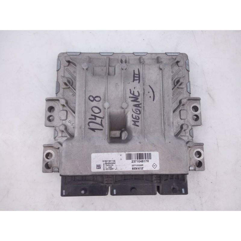 Recambio de centralita motor uce para renault megane iii berlina 5 p limited referencia OEM IAM 237104817R 237103328R E2-A1-35-7