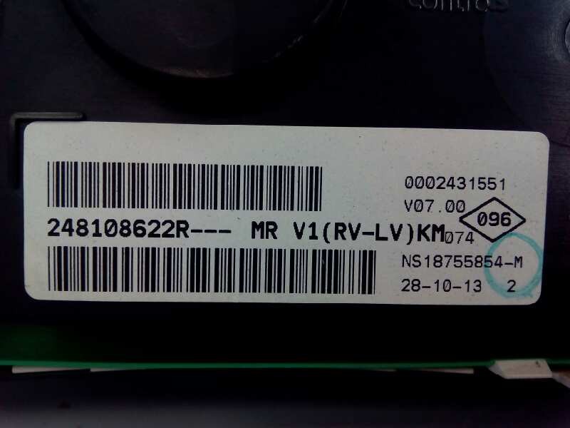 Recambio de cuadro instrumentos para dacia dokker ambiance referencia OEM IAM 248108622R  E2-A1-28-6