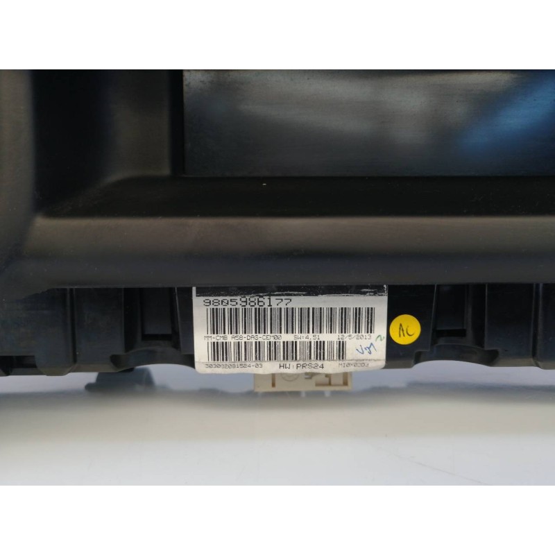 Recambio de cuadro instrumentos para citroën c3 picasso exclusive referencia OEM IAM 9805986177  E2- B5-8-2